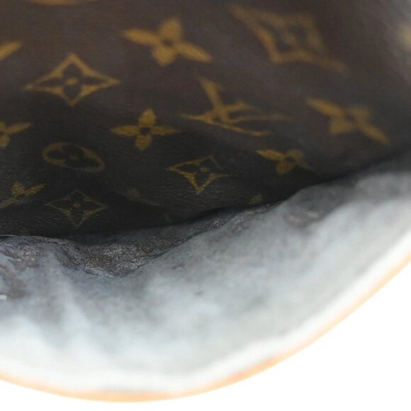 LOUIS VUITTON Danube Shoulder Bag Monogram Leather Brown France - Picture 12 of 16